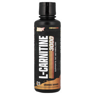 Nutrex Research, L-karnitiini 3000, appelsiini-mango, 465 ml