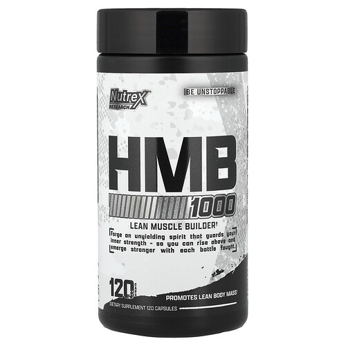 Nutrex Research HMB 1000, 120 Capsules