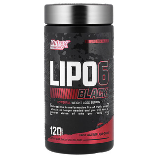 Nutrex Research, LIPO 6®, Siyah, 120 Sıvı Kapsül