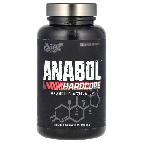 Nutrex Research Anabol Hardcore, 160 mg, 60 Liqui-Caps