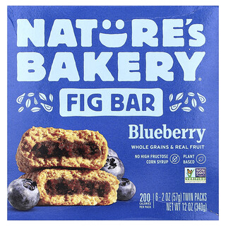 Nature's Bakery, Feigenriegel, Blueberry, 6 Doppelpacks, je 57 g (2 oz.)