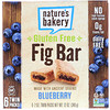 Nature's Bakery, Barra de higo libre de gluten, arándano, 6 paquetes dobles, 2 oz cada una