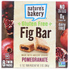 Nature's Bakery, Barra de higo libre de gluten, granada, 6 paquetes dobles, 2 oz cada una