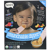 Baby Munchables Dippers, Organic Teething Wafers & Purees, Blueberry & Pomegranate Wafers with Banana, Mango & Strawberry Purees, 8 Wafer Packs & 4 Dip Cups