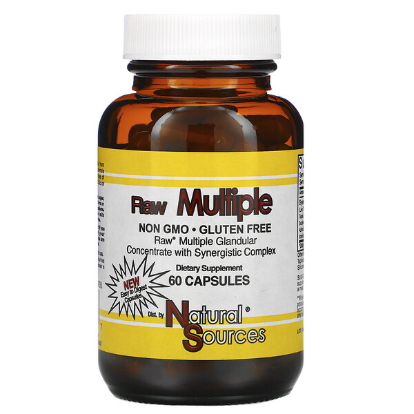 Natural Sources, Raw Multiple, 60 Kapseln