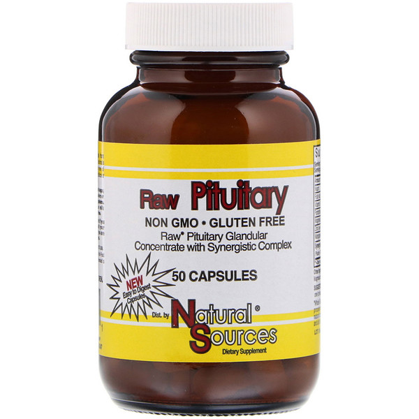Natural Sources‏, Raw Pituitary, 50 Capsules