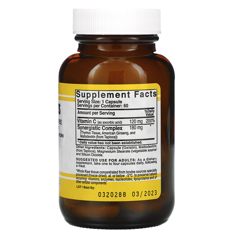 Natural Sources, All Thymus, 60 Capsules iHerb