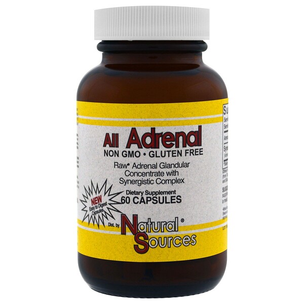 Natural Sources, All Adrenal, 60 , 60 vegetarische Kapseln