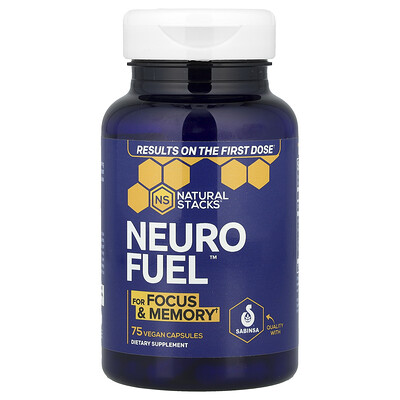 Product Image for Natural Stacks, Neuro Fuel , 75 Vegan Capsules