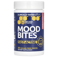 Mood Bites, цитрусові й персикові, 30 штук без цукру