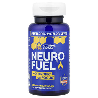 Natural Stacks, Neuro Fuel™, 60 cápsulas veganas