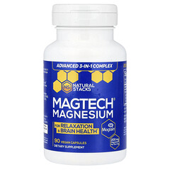 MagTech®, магній, 90 веганських капсул (66,6 мг у капсулі)