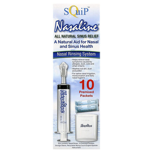 Squip, Nasaline®, Nasal-Spülsystem, 14-teiliges Set