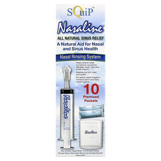 Squip, Nasaline®, Nasal Rinsing System, 14 Piece Kit