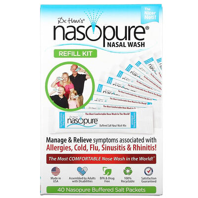 

Nasopure Nasal Wash Refill Kit 1 Kit