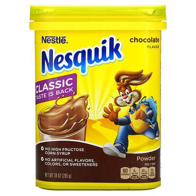 Nesquik Nestle, порошок, шоколад, 285 г (10 унций)