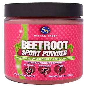 Отзывы о Натурал Спортс, Beetroot Sport Powder, Black Cherry Flavor, 8.5 oz (242 g)