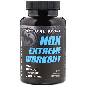 Отзывы о Натурал Спортс, NOX Extreme Workout, 120 VegCaps