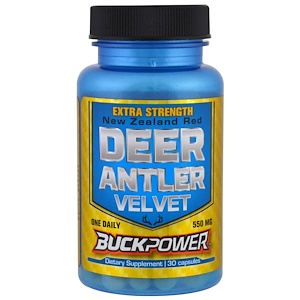 Отзывы о Натурал Спортс, Deer Antler Velvet, Extra Strength , 30 Capsules