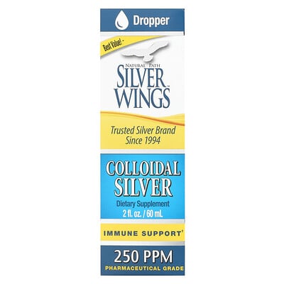 

Natural Path Silver Wings Colloidal Silver 250 ppm 2 fl oz (60 ml)