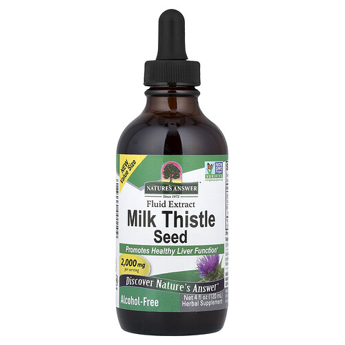 Nature's Answer, Mariendistel, flüssiger Extrakt, alkoholfrei, 120 ml