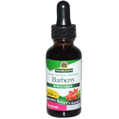 

Barberry, Low-Alcohol, 2,000 mg, 1 fl oz (30 ml)