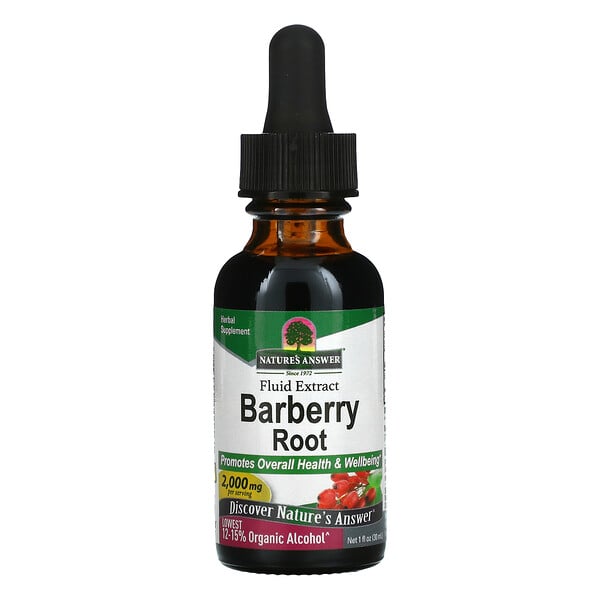 Nature's Answer, Barberry, Low-Alcohol, 2,000 mg, 1 fl oz (30 ml)