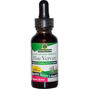 Отзывы о Натурес Ансвер, Blue Vervain, Organic-Alcohol, 2000 mg, 1 fl oz (30 ml)