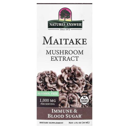 Nature's Answer, Maitake Mushroom Extract, Alcohol Free, 1 fl oz (30 ml)