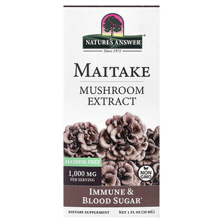 Nature's Answer, Maitake Mushroom Extract, Alcohol Free, 1 fl oz (30 ml)