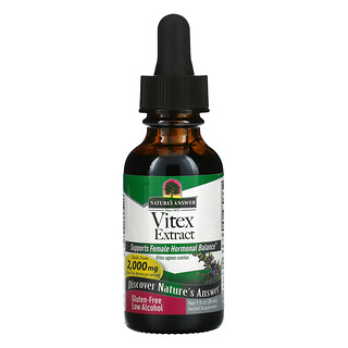 Nature's Answer, Vitex Extract, Low Alcohol, 2,000 mg, 1 fl oz (30 ml)