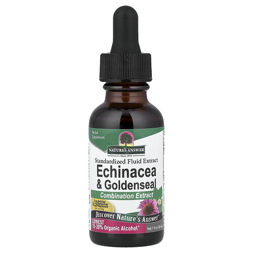 Nature's Answer, Echinacea & Goldenseal, Standardized Fluid Extract, 1 fl oz (30 ml)