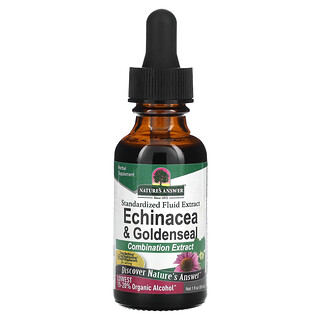 Nature's Answer, Equinácea y sello de oro, Extracto fluido estandarizado, 30 ml (1 oz. Líq.)