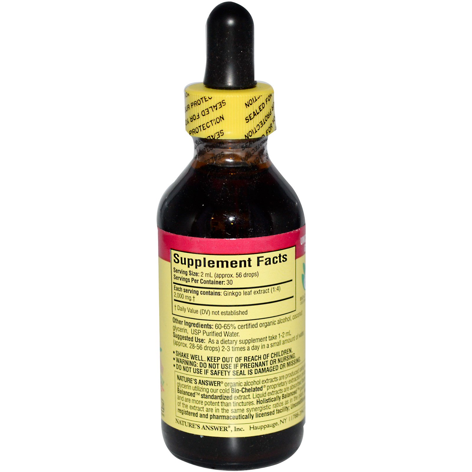 Nature's answer ginkgo 2oz (083000003202)