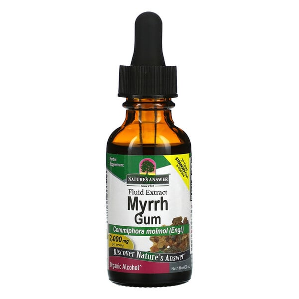Myrrh, Organic Alcohol, 2,000 mg, 1 fl oz (30 ml)