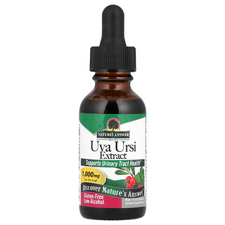 Nature's Answer, Ekstrak Uva Ursi, Rendah Alkohol, 1.000 mg, 30 ml (1 ons cairan)