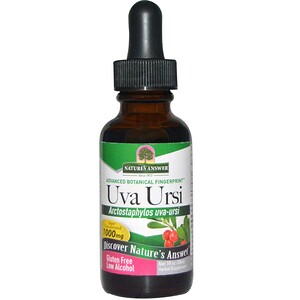 Натурес Ансвер, Uva Ursi, Low Alcohol, 1000 mg, 1 fl oz (30 ml) отзывы покупателей