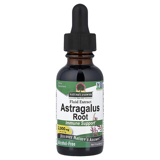 Nature's Answer, Racine d'astragale, Extrait liquide, Sans alcool, 2000 mg, 30 ml