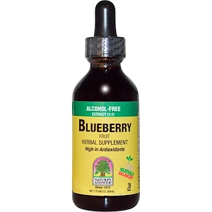 Отзывы о Натурес Ансвер, Blueberry Fruit, Alcohol-Free Extract, 2 fl oz (60 ml)