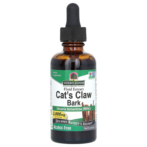 Nature's Answer Cat's Claw Bark, Alcohol-Free, 2 fl oz (60 ml)