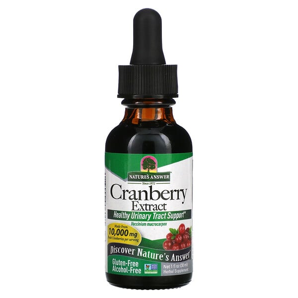 Cranberry (oxicoco), Sem álcool, 10.000 mg, 1 fl oz (30 ml)