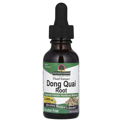 Nature's Answer, Dong Quai Root, flüssiger Extrakt aus der Dong-Quai-Wurzel, alkoholfrei, 2.000 mg, 30 ml (1 fl. oz.)