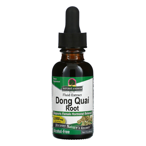 Nature's Answer‏, Dong Quai, Alcohol Free, 1,000 mg, 1 fl oz (30 ml)