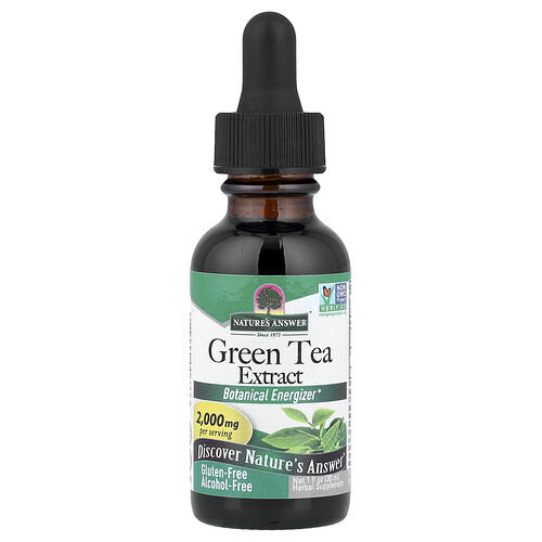 Nature's Answer, Green Tea Extract, Grüner-Tee-Extrakt, alkoholfrei, 30 ml (1 fl. oz.)