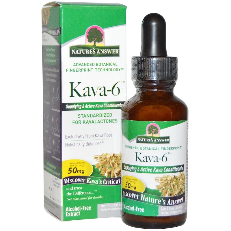 Nature's Answer, Kava6, AlcoholFree Extract, 1 fl oz (30 ml) iHerb