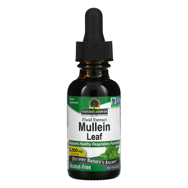 Nature's Answer, Königskerze, Alkoholfrei, 2000 mg, 1 fl oz (30 ml)