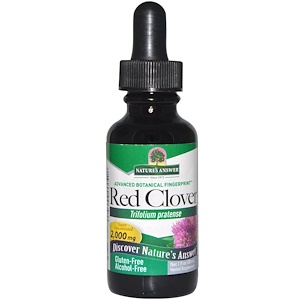 Отзывы о Натурес Ансвер, Red Clover, Alcohol-Free, 2,000 mg, 1 fl oz (30 ml)