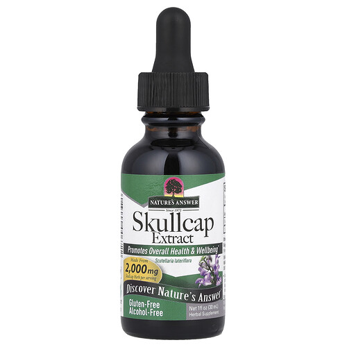 Nature's Answer, Estratto di scutellaria, senza alcol, 665 mg, 30 ml