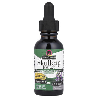 Nature's Answer, Estratto di scutellaria, senza alcol, 665 mg, 30 ml
