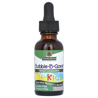 Nature's Answer, Bubble-B-Gone, Para niños, Sin alcohol, 30 ml (1 oz. líq.)